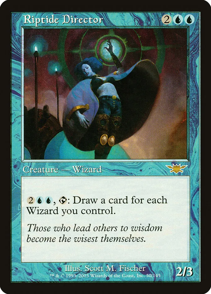 2003 Legions Riptide Director rare #50 unlisted card image