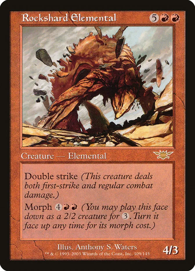 2003 Legions Rockshard Elemental rare #109 unlisted card image
