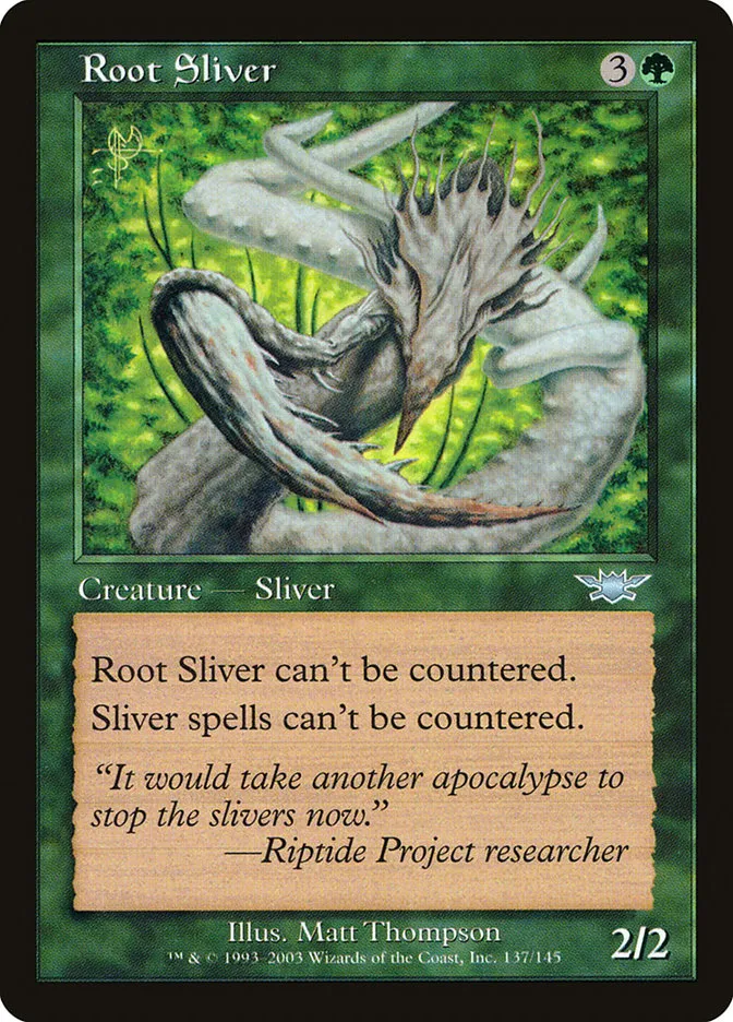2003 Legions Root Sliver uncommon #137 unlisted card image