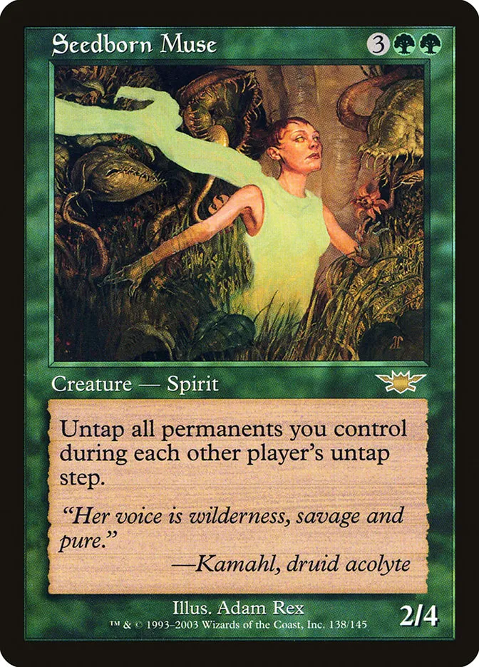2003 Legions Seedborn Muse rare #138 unlisted card image