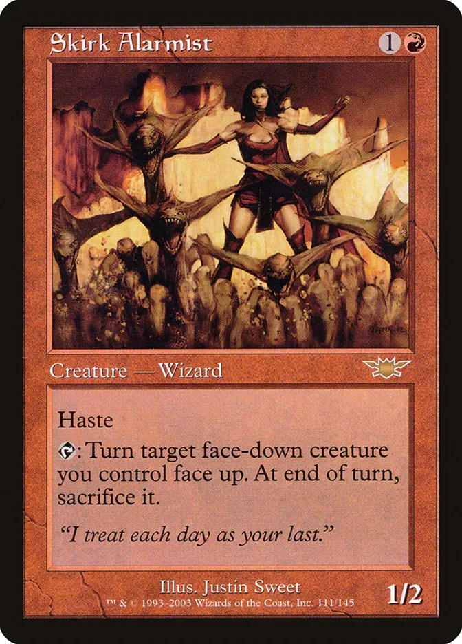 2003 Legions Skirk Alarmist rare #111 unlisted card image