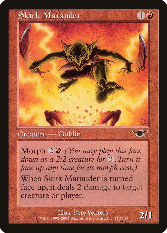 2003 Legions Skirk Marauder common #113 unlisted card image