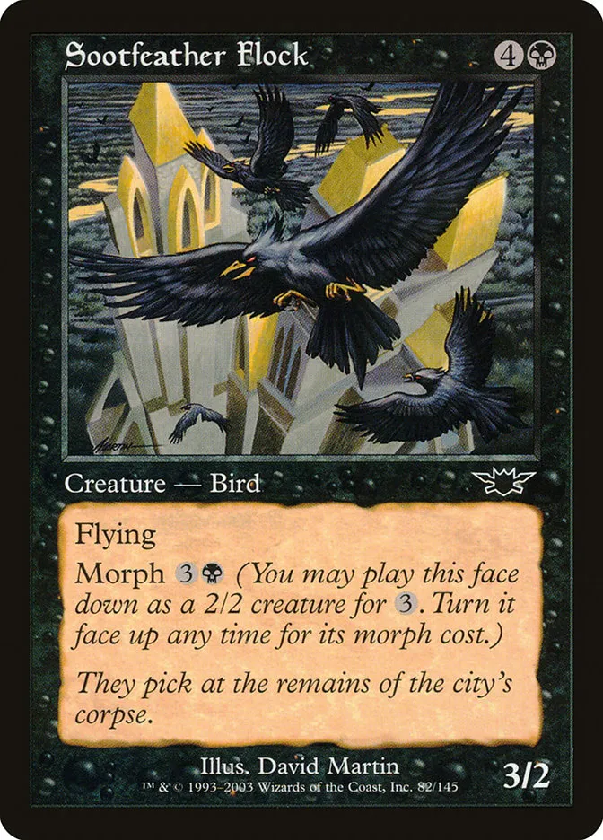 2003 Legions Sootfeather Flock common #82 unlisted card image