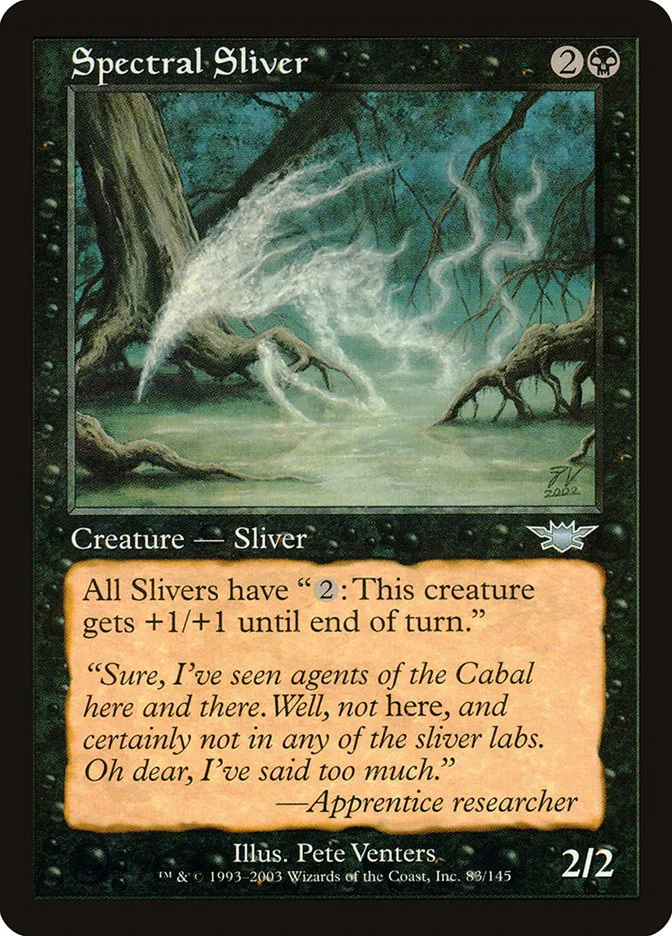 2003 Legions Spectral Sliver uncommon #83 unlisted card image