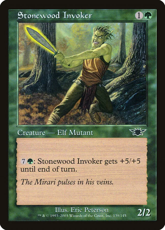 2003 Legions Stonewood Invoker common #139 unlisted card image