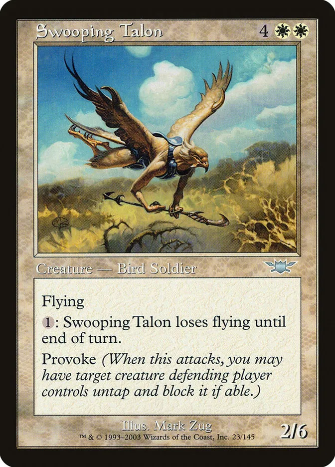 2003 Legions Swooping Talon uncommon #23 unlisted card image