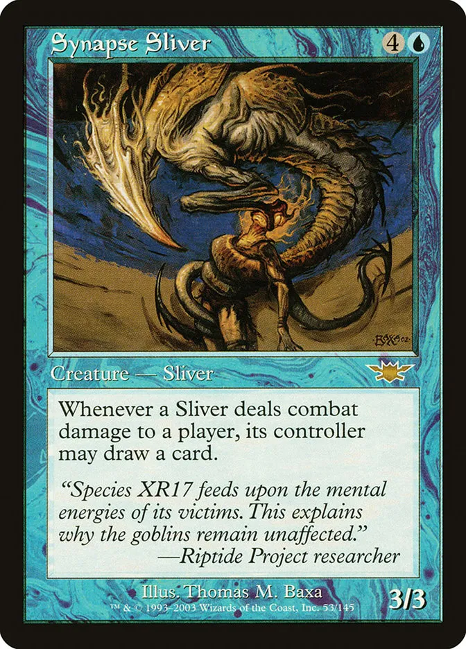 2003 Legions Synapse Sliver rare #53 unlisted card image
