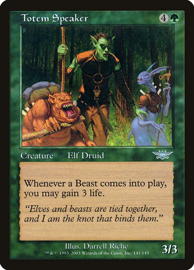 2003 Legions Totem Speaker uncommon #141 unlisted card image