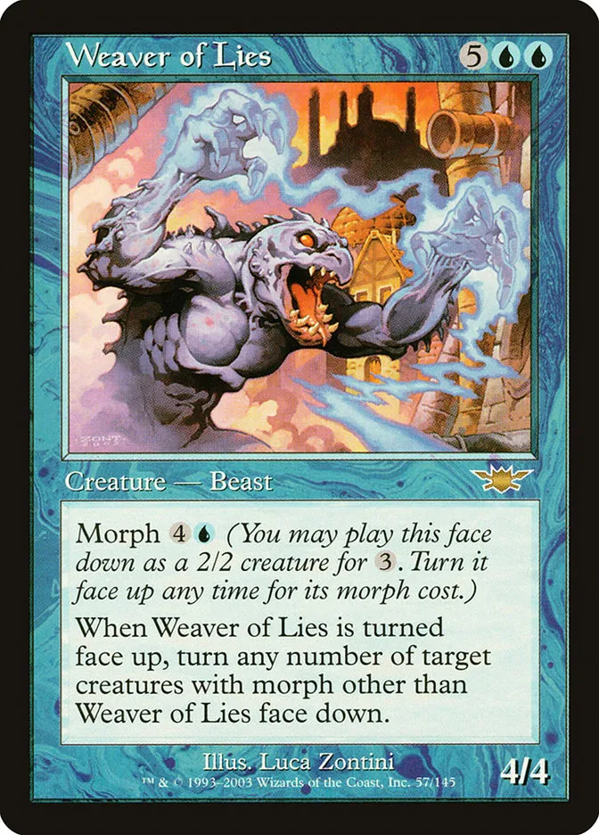 2003 Legions Weaver of Lies rare #57 unlisted card image