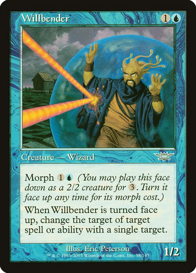2003 Legions Willbender uncommon #58 unlisted card image