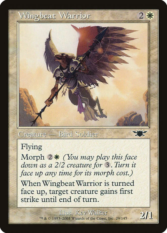 2003 Legions Wingbeat Warrior common #29 unlisted card image
