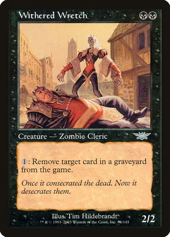 2003 Legions Withered Wretch uncommon #86 unlisted card image