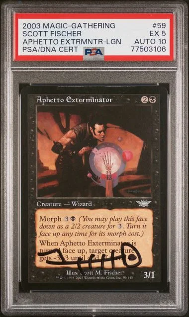 2003 Magic The Gathering Legions Aphetto Exterminator #59 card image
