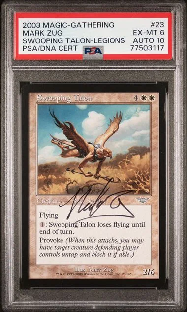 2003 Magic The Gathering Legions Swooping Talon #23 card image