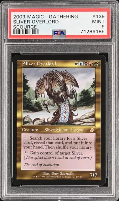 2003 Magic: The Gathering Scourge Sliver Overlord #139 card image