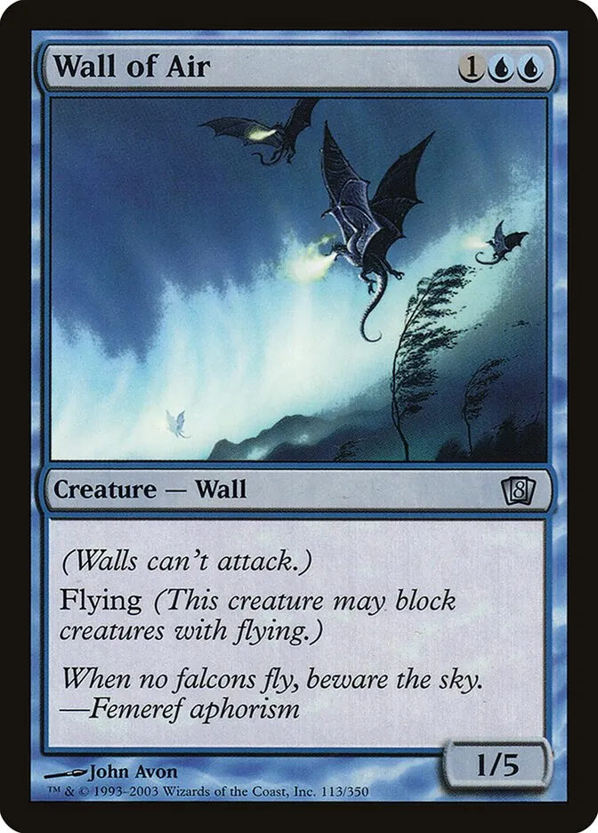 2003 Eighth Edition Wall of Air #113★ uncommon card image