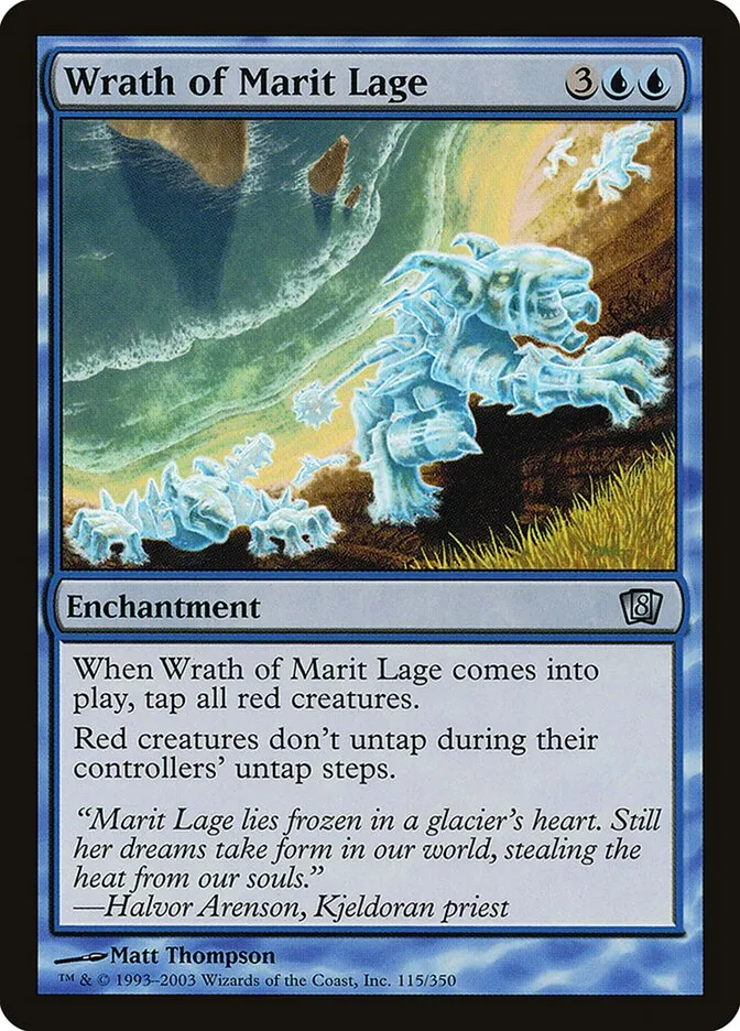 2003 Eighth Edition Wrath of Marit Lage #115★ uncommon card image