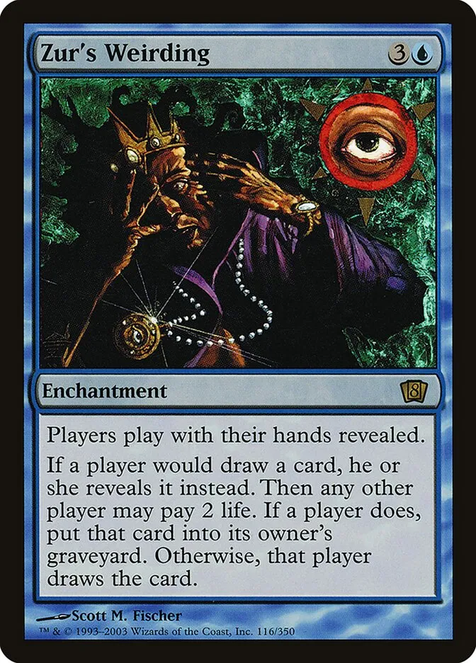 2003 Eighth Edition Zur's Weirding #116★ rare card image