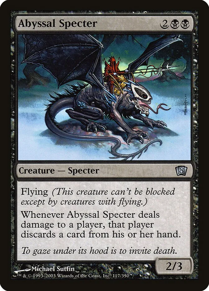 2003 Eighth Edition Abyssal Specter #117★ uncommon card image