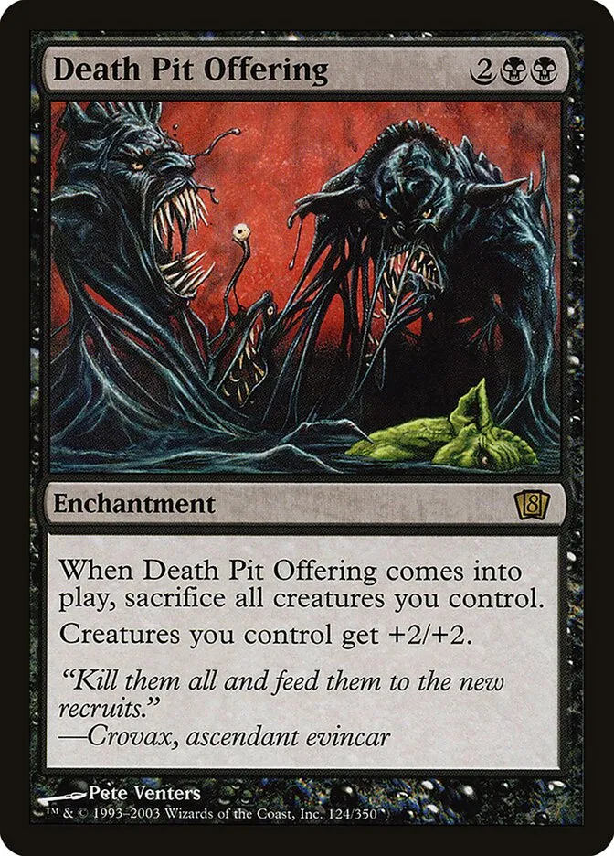 2003 Eighth Edition Death Pit Offering #124★ rare card image