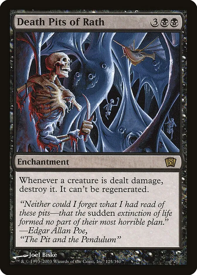 2003 Eighth Edition Death Pits of Rath #125★ rare card image
