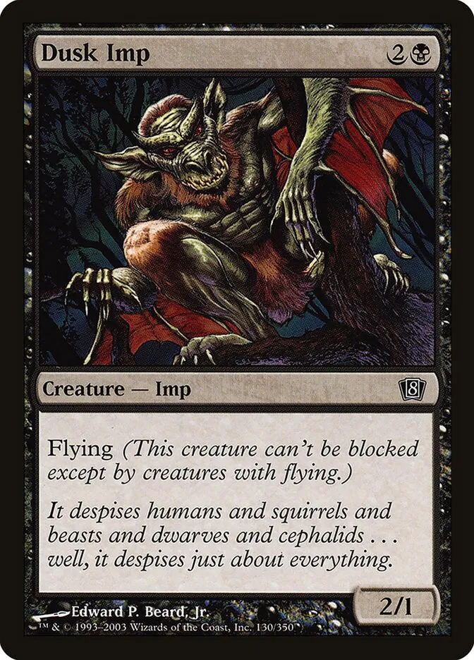 2003 Eighth Edition Dusk Imp #130★ common card image