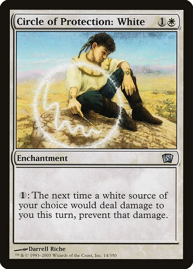 2003 Eighth Edition Circle of Protection: White #14★ uncommon card image