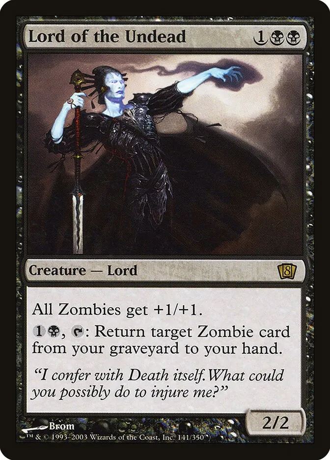2003 Eighth Edition Lord of the Undead #141★ rare card image