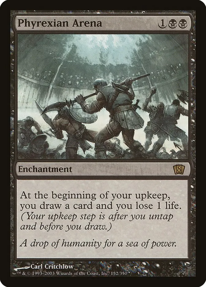 2003 Eighth Edition Phyrexian Arena #152★ rare card image