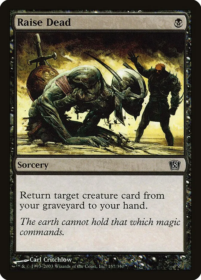 2003 Eighth Edition Raise Dead #157★ common card image
