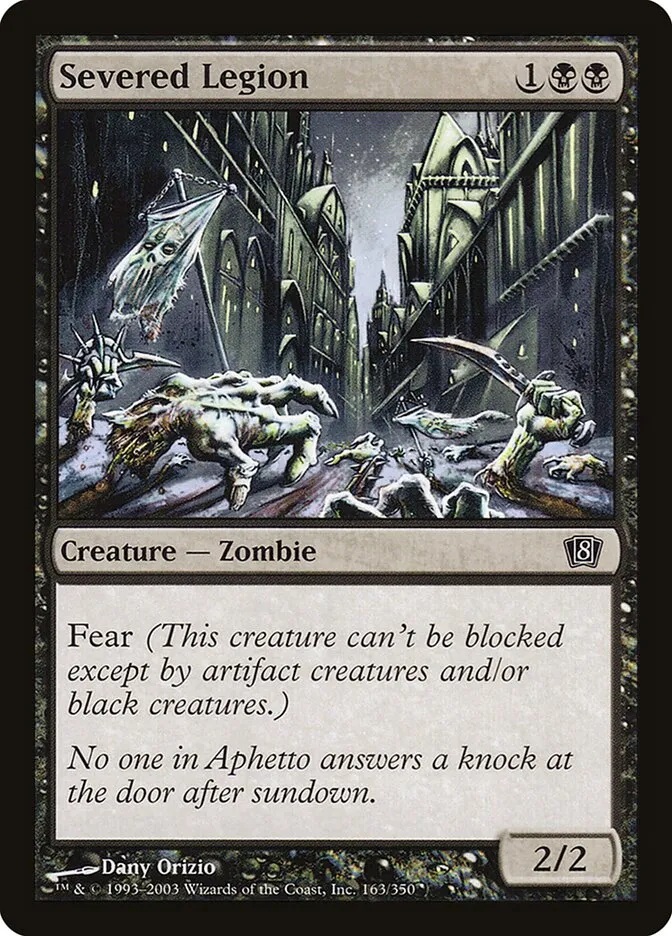 2003 Eighth Edition Severed Legion #163★ common card image