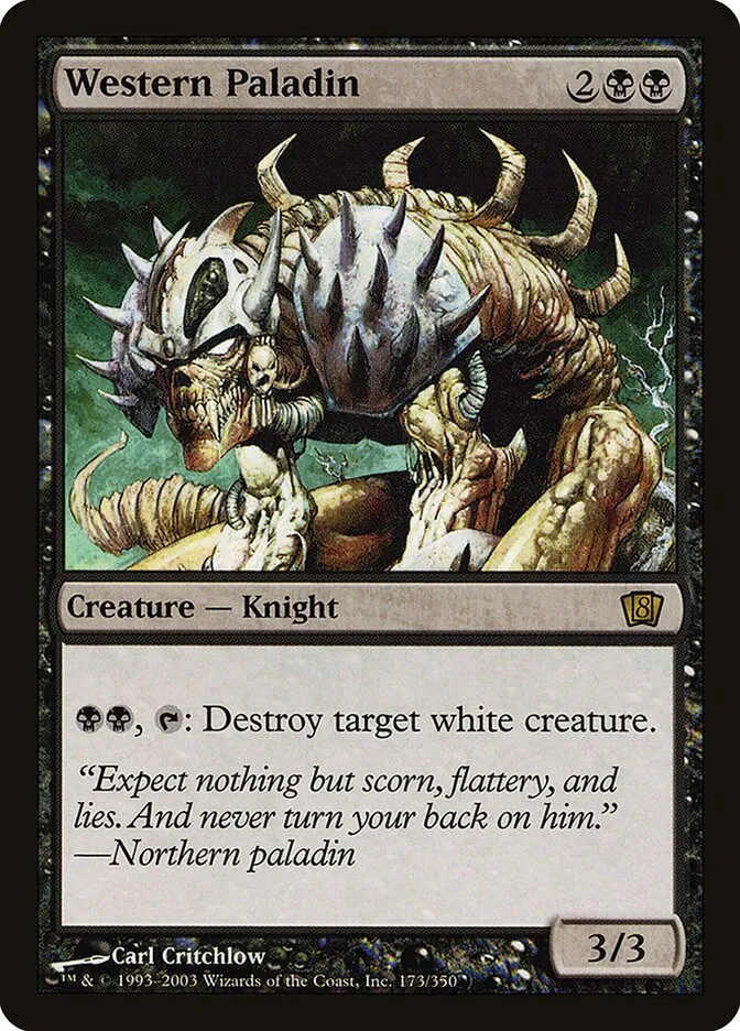 2003 Eighth Edition Western Paladin #173★ rare card image