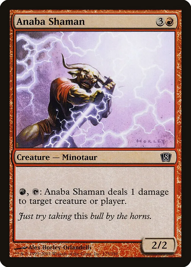 2003 Eighth Edition Anaba Shaman #175★ common card image
