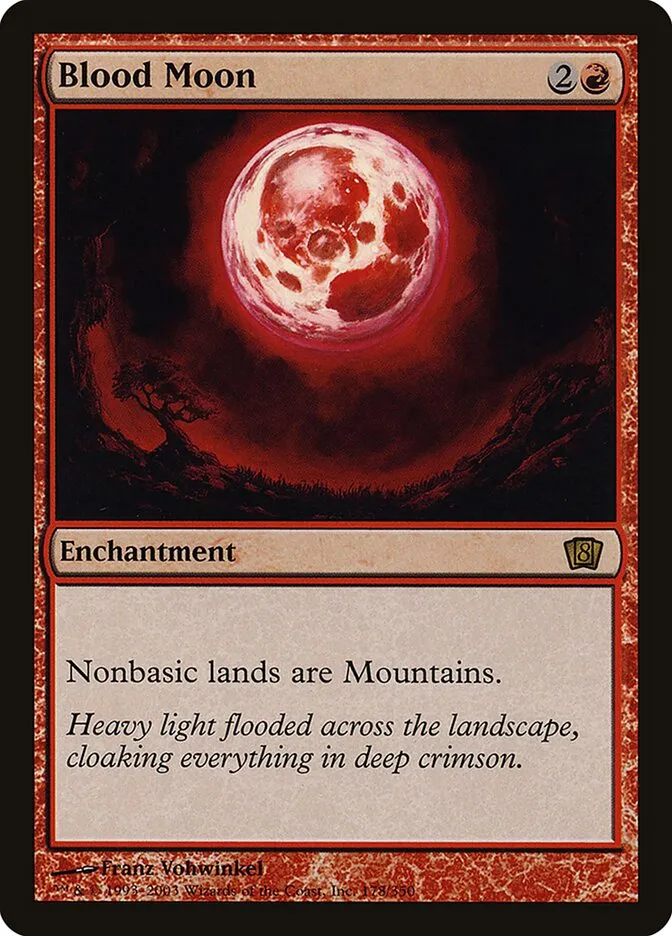 2003 Eighth Edition Blood Moon #178★ rare card image