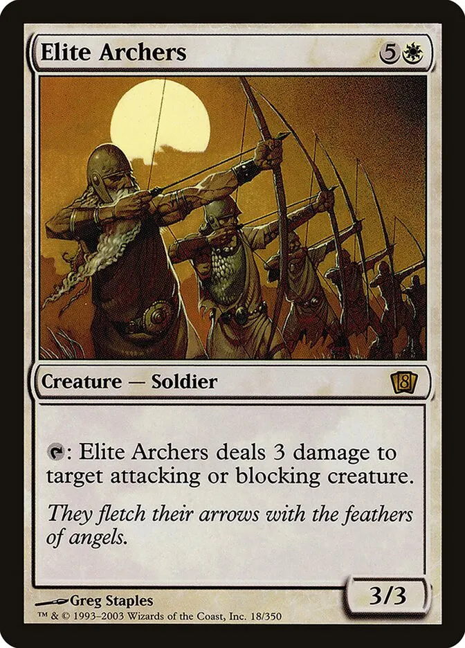 2003 Eighth Edition Elite Archers #18★ rare card image