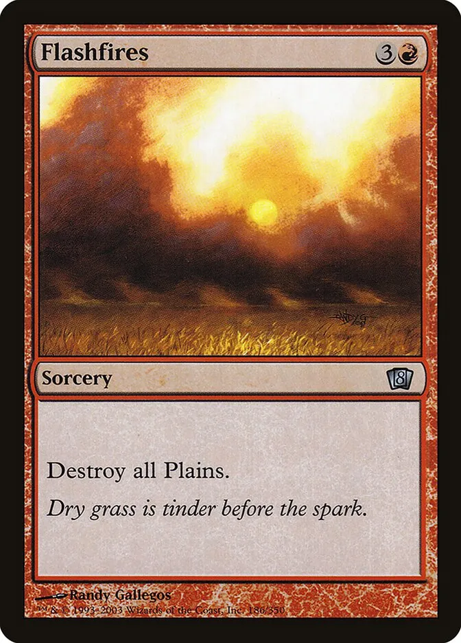 2003 Eighth Edition Flashfires #186★ uncommon card image