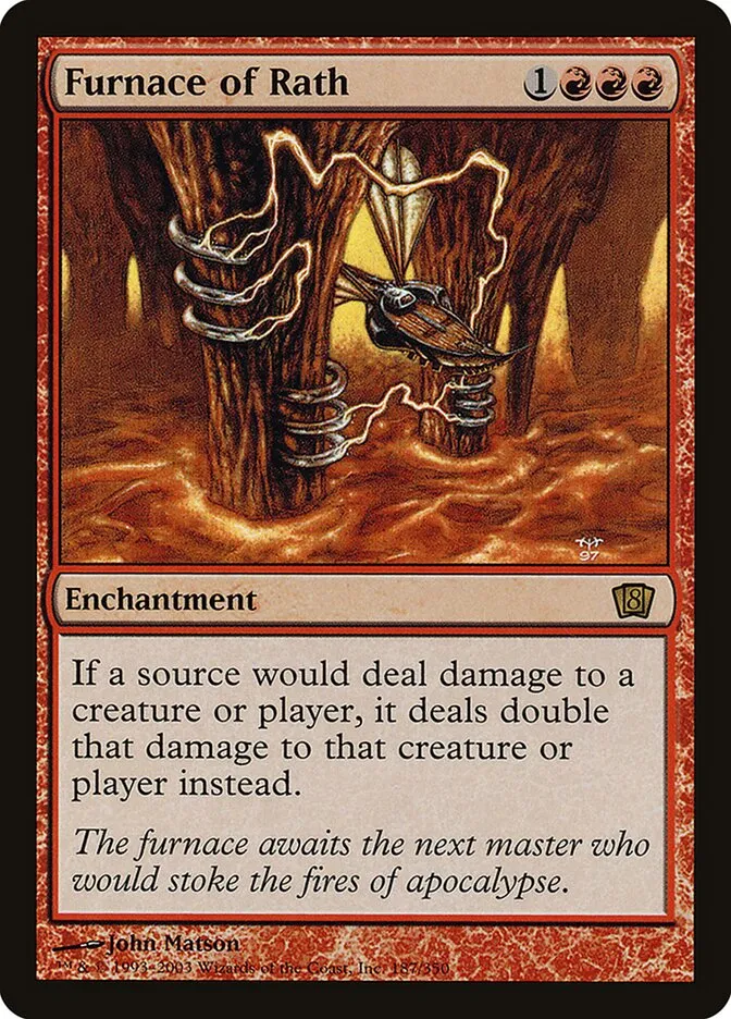 2003 Eighth Edition Furnace of Rath #187★ rare card image