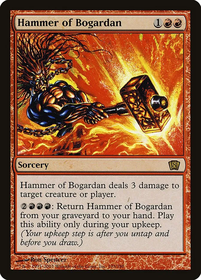 2003 Eighth Edition Hammer of Bogardan #193★ rare card image