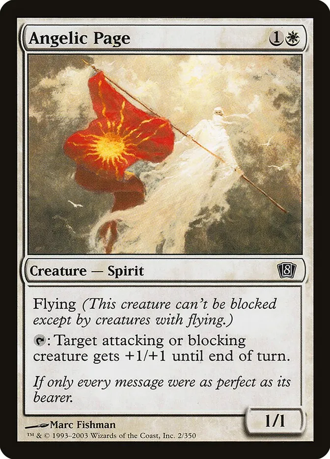 2003 Eighth Edition Angelic Page #2★ common card image
