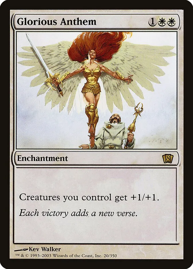 2003 Eighth Edition Glorious Anthem #20★ rare card image