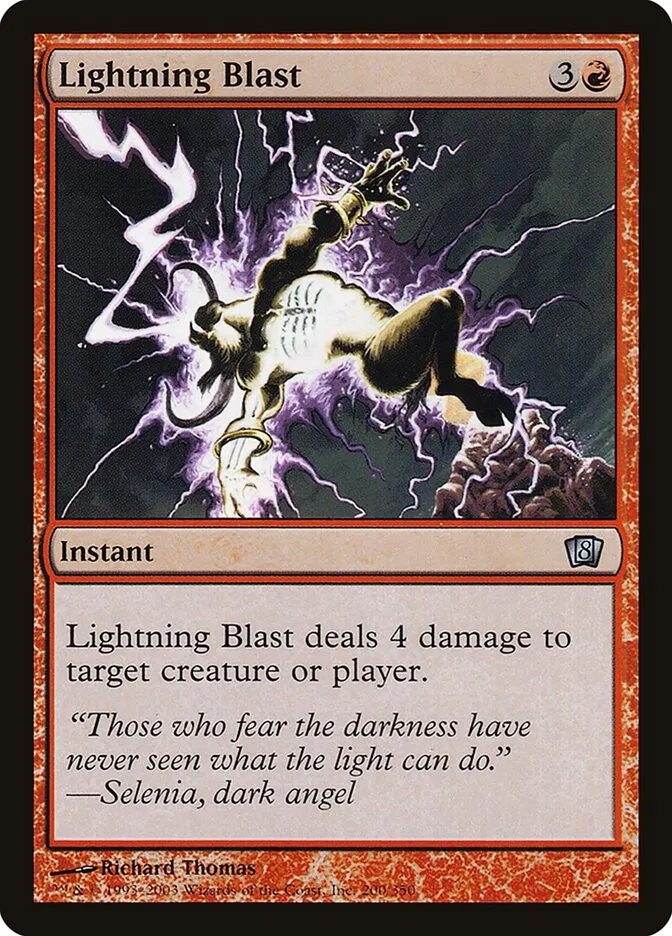 2003 Eighth Edition Lightning Blast #200★ uncommon card image