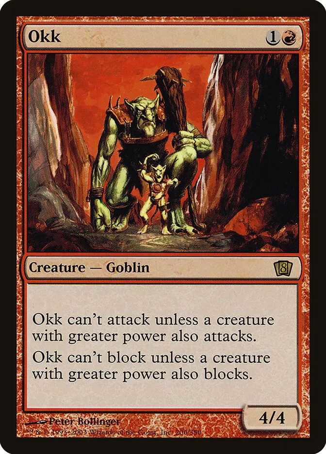 2003 Eighth Edition Okk #206★ rare card image
