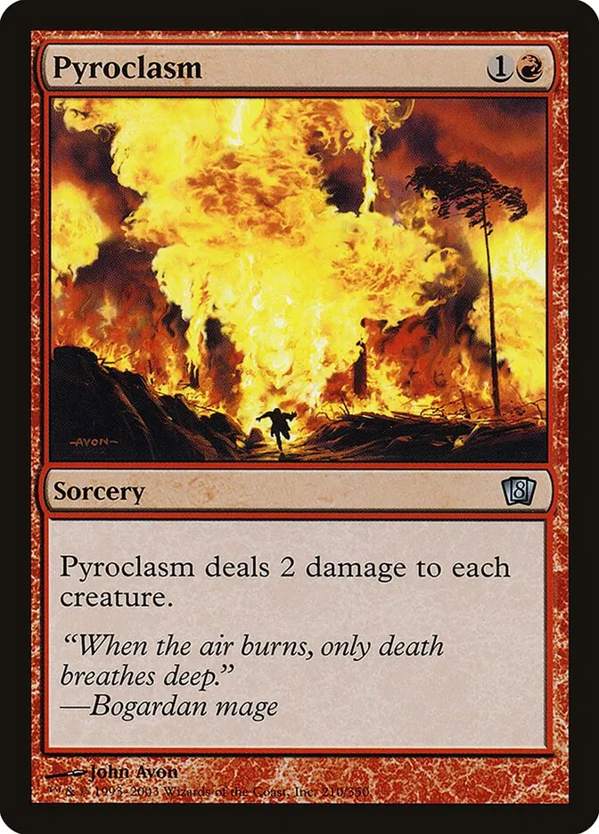 2003 Eighth Edition Pyroclasm #210★ uncommon card image