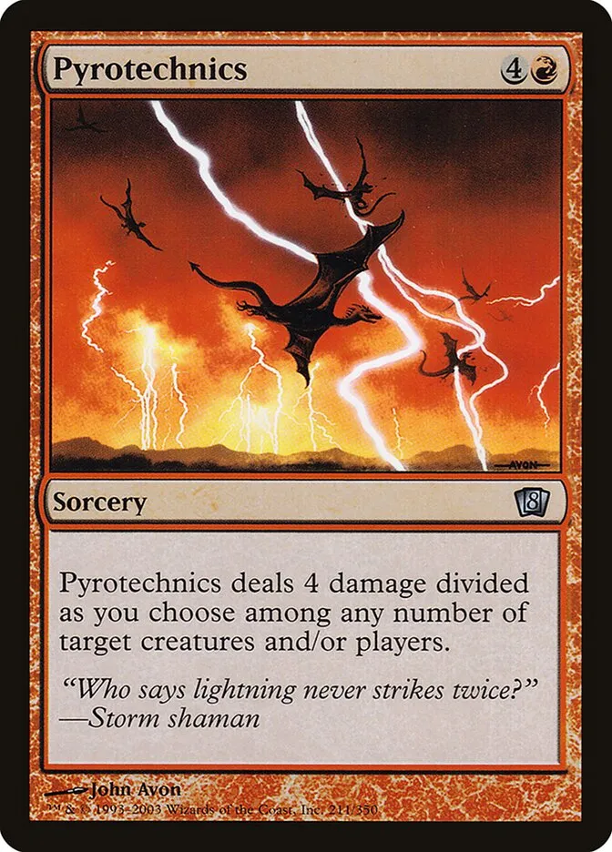 2003 Eighth Edition Pyrotechnics #211★ uncommon card image