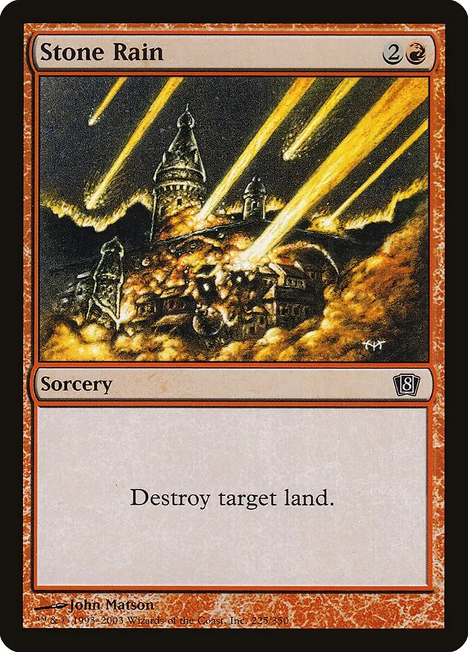 2003 Eighth Edition Stone Rain #225★ common card image