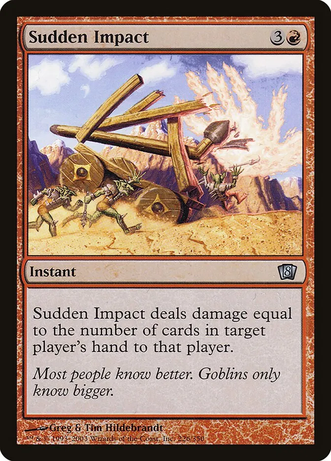 2003 Eighth Edition Sudden Impact #226★ uncommon card image