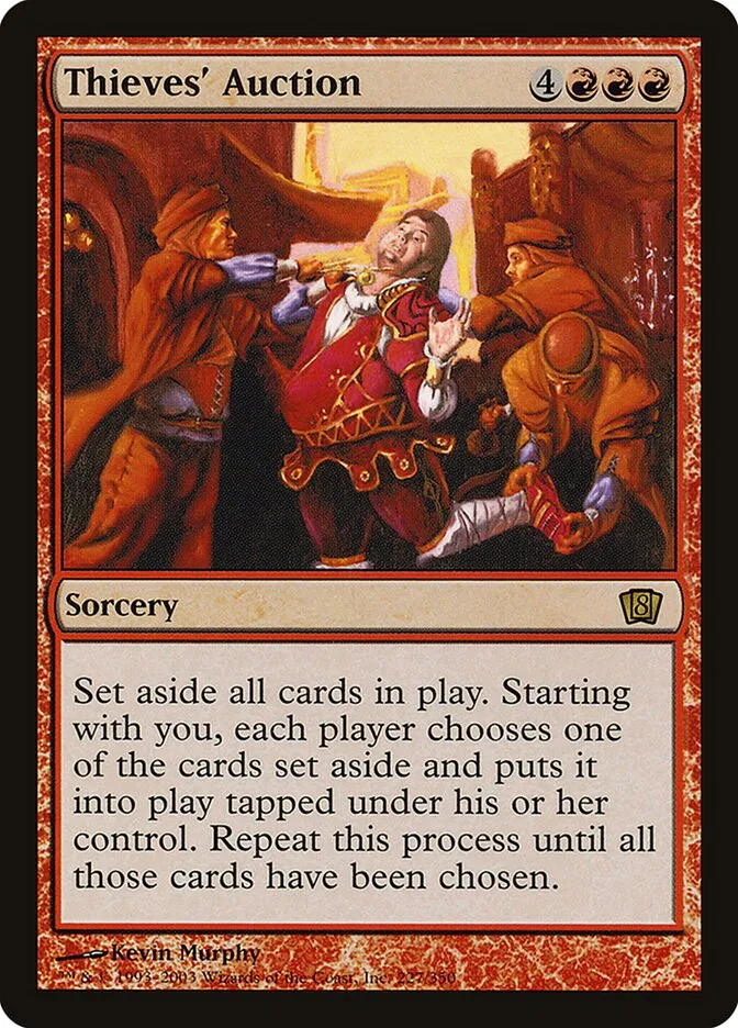 2003 Eighth Edition Thieves' Auction #227★ rare card image