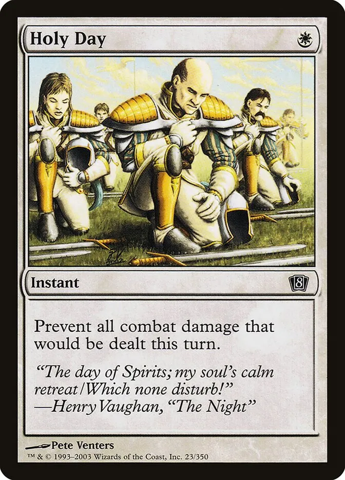 2003 Eighth Edition Holy Day #23★ common card image