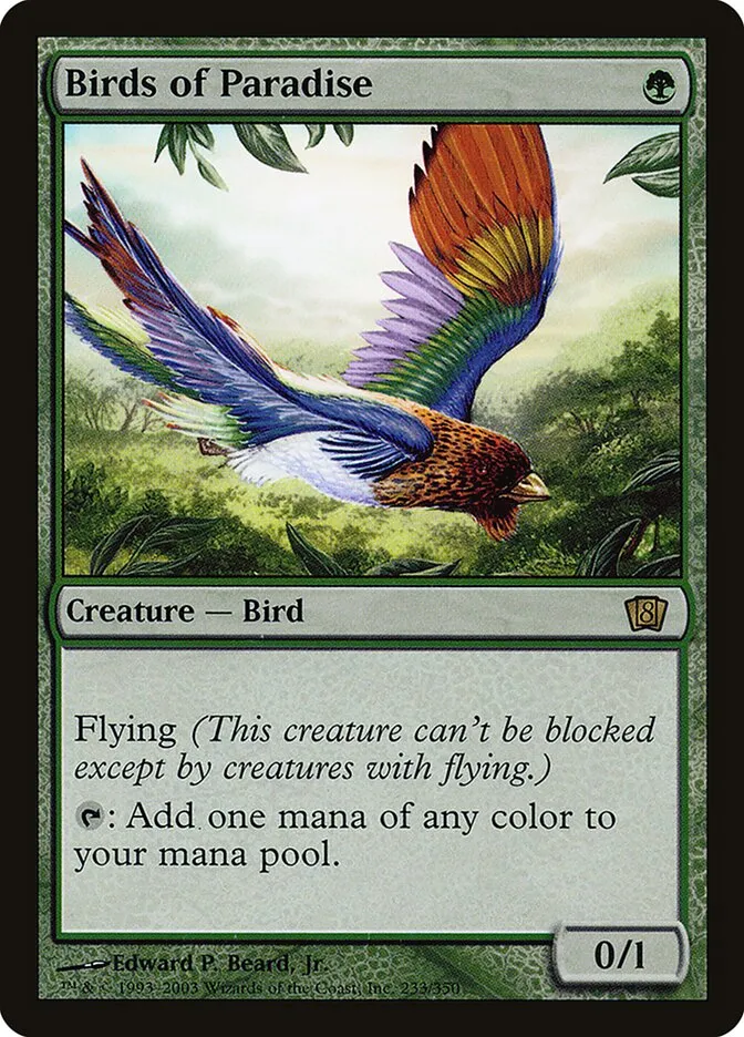 2003 Eighth Edition Birds of Paradise #233★ rare card image