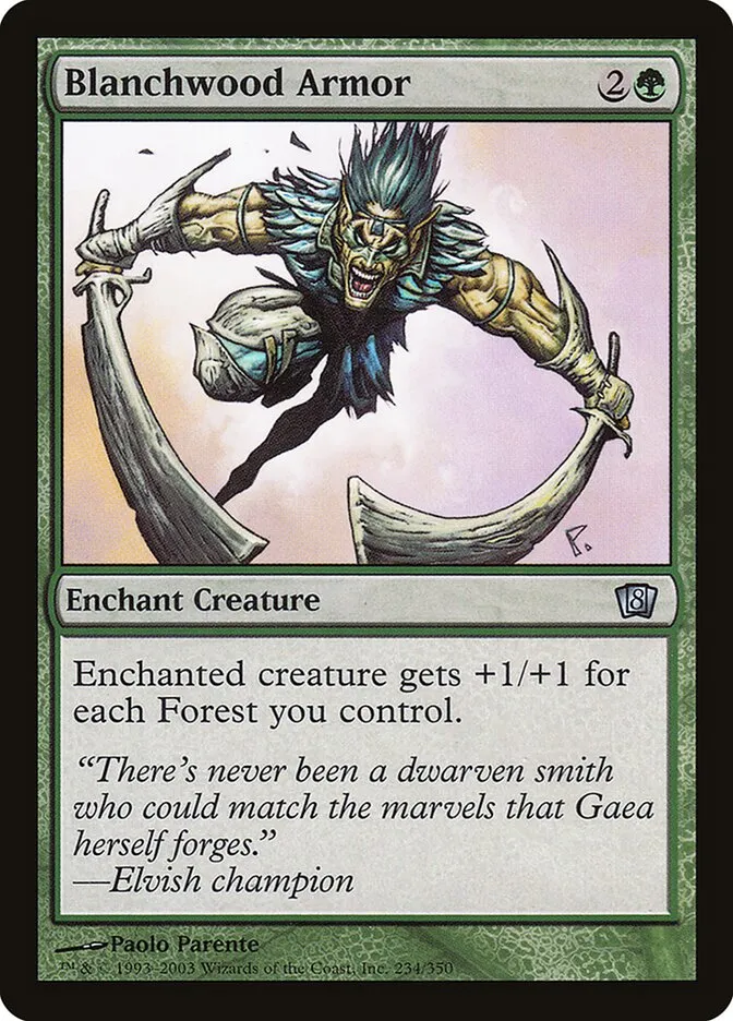 2003 Eighth Edition Blanchwood Armor #234★ uncommon card image